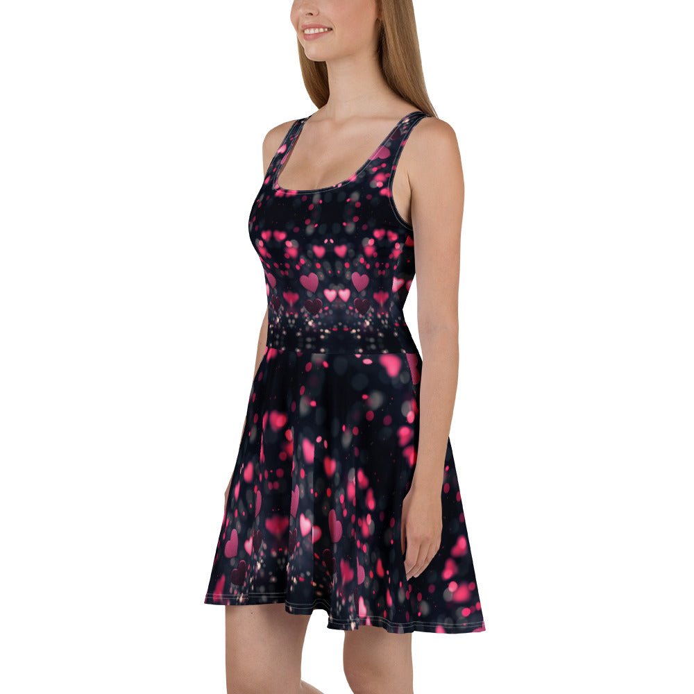 Wolvyn Many Hearts Skater Dress - Wolvyn Apparel