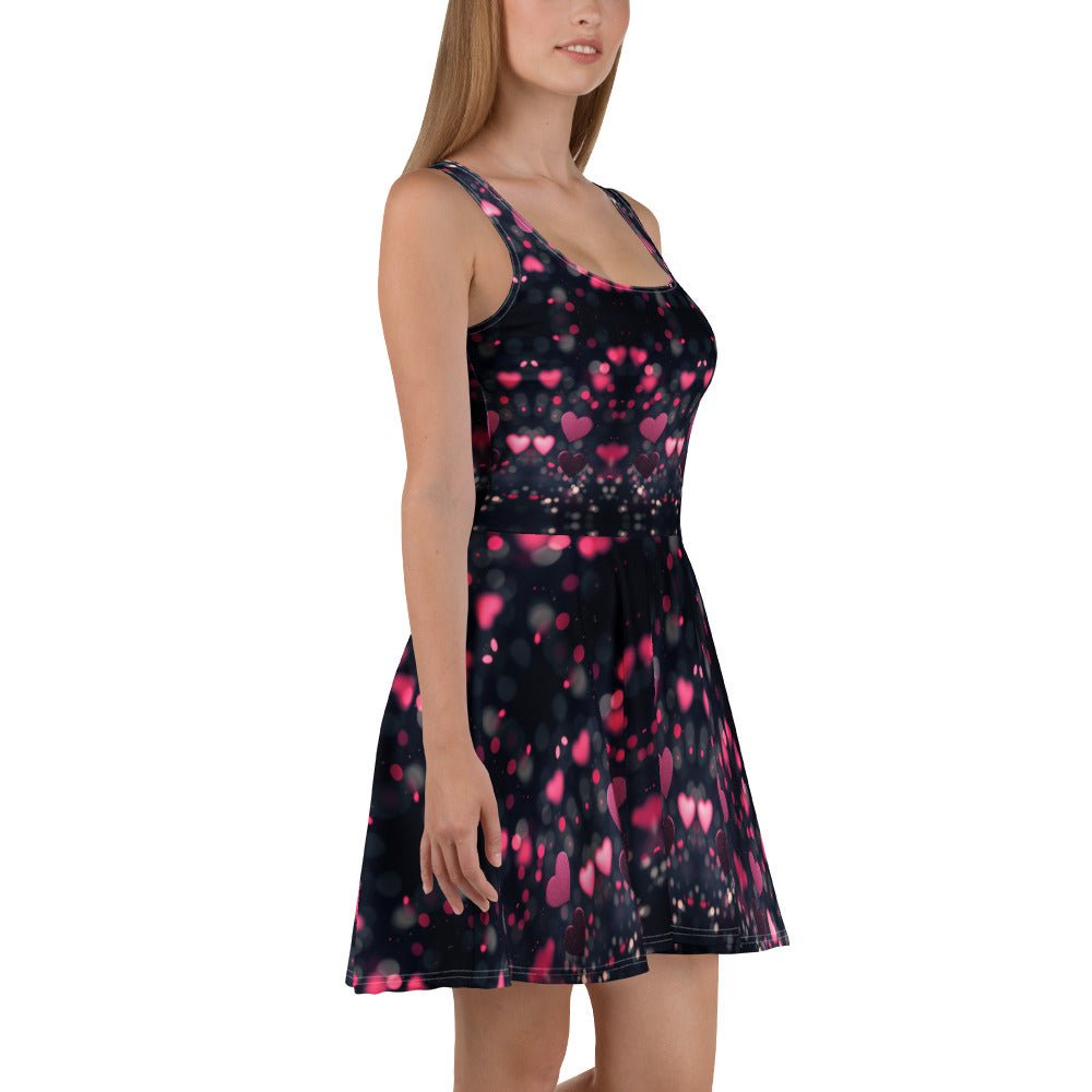 Wolvyn Many Hearts Skater Dress - Wolvyn Apparel