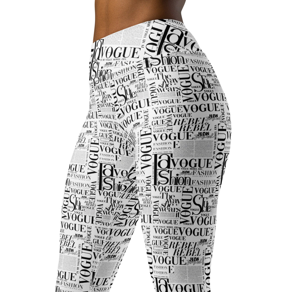 Wolvyn News Yoga Leggings - Wolvyn Apparel