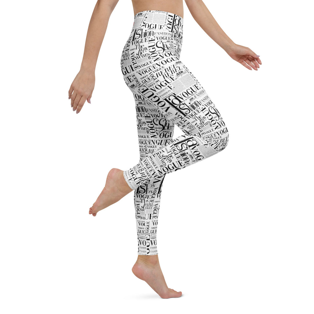 Wolvyn News Yoga Leggings - Wolvyn Apparel