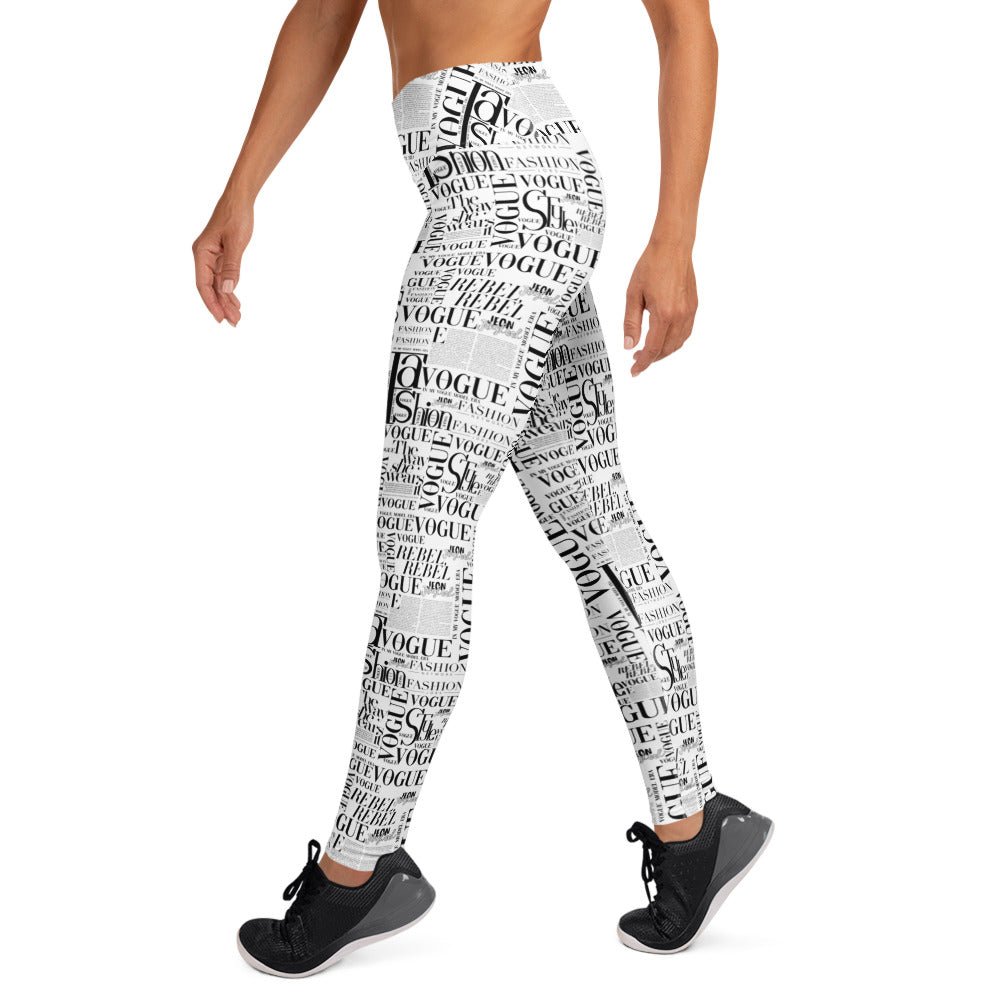 Wolvyn News Yoga Leggings - Wolvyn Apparel