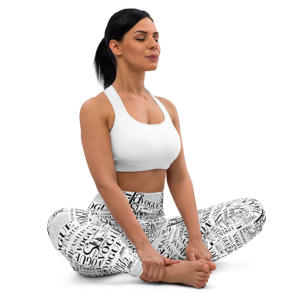 Wolvyn News Yoga Leggings - Wolvyn Apparel