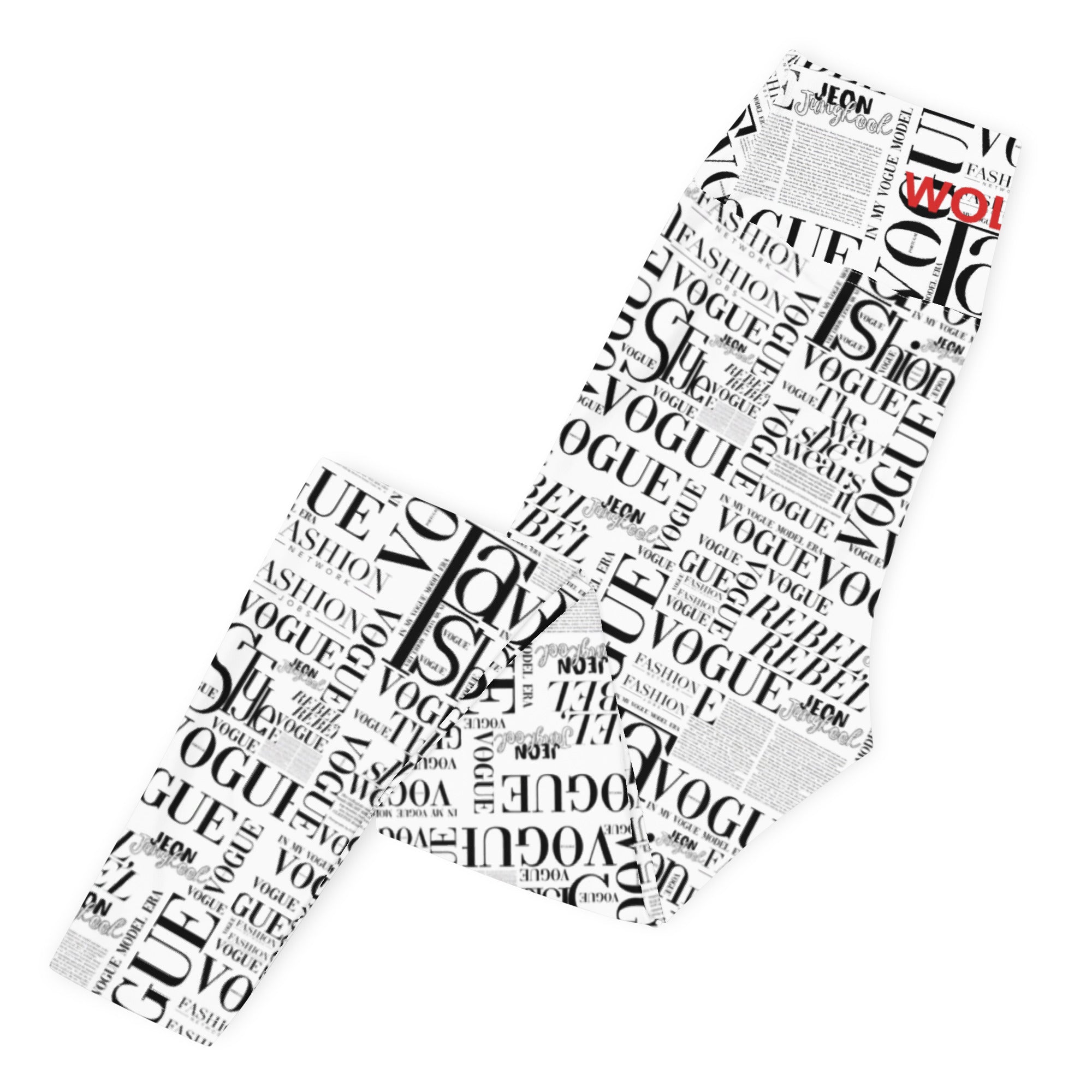 Wolvyn News Yoga Leggings - Wolvyn Apparel