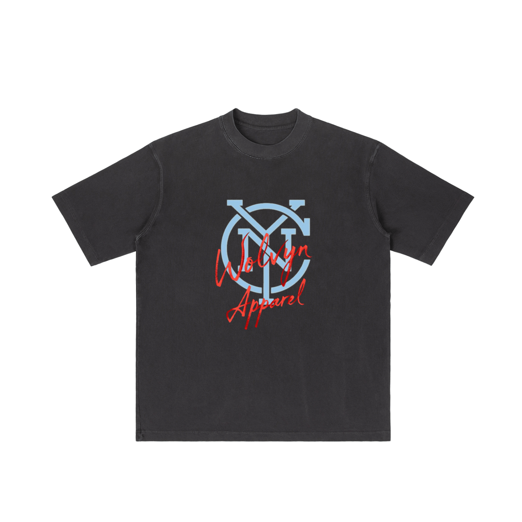 Wolvyn NYC Vintage Wash Drop Shoulder T-shirt - Wolvyn Apparel