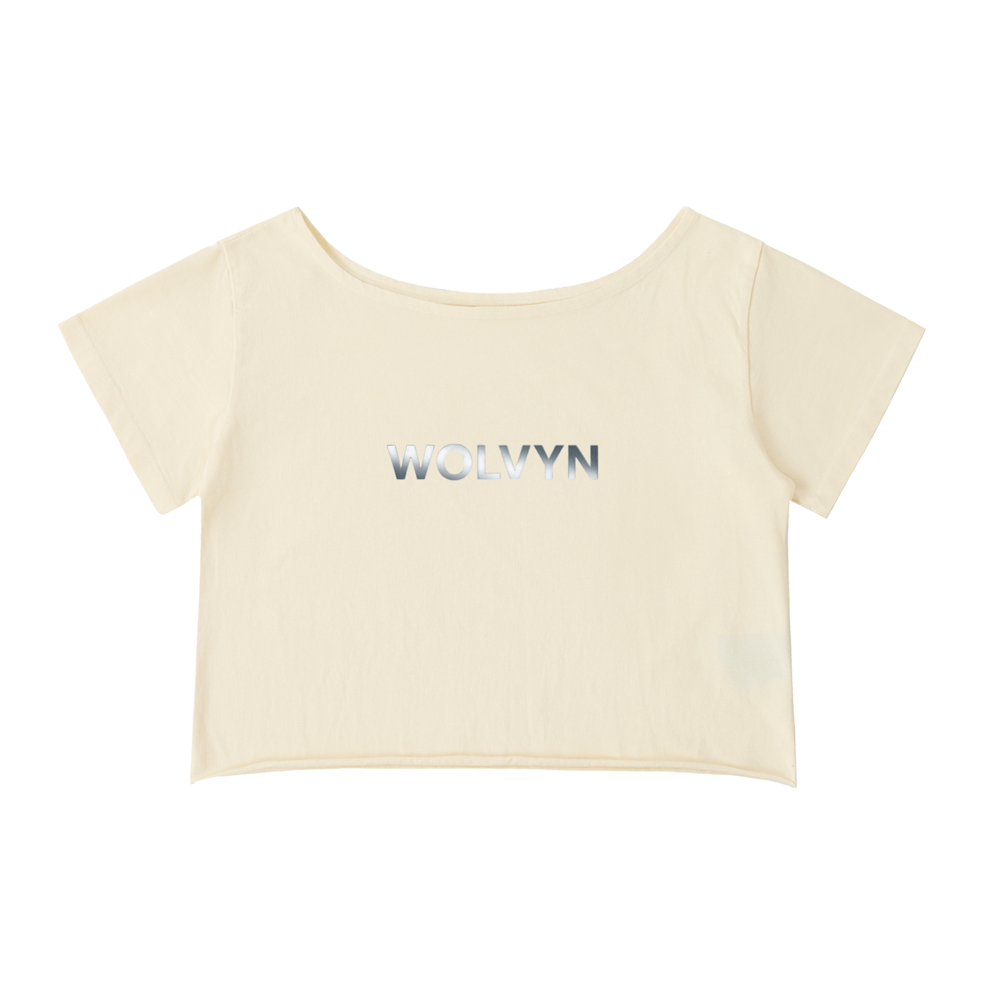 Wolvyn Off - Shoulder Rolled Hem Cotton T-Shirt - Wolvyn Apparel