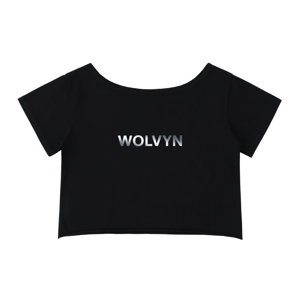 Wolvyn Off - Shoulder Rolled Hem Cotton T-Shirt - Wolvyn Apparel