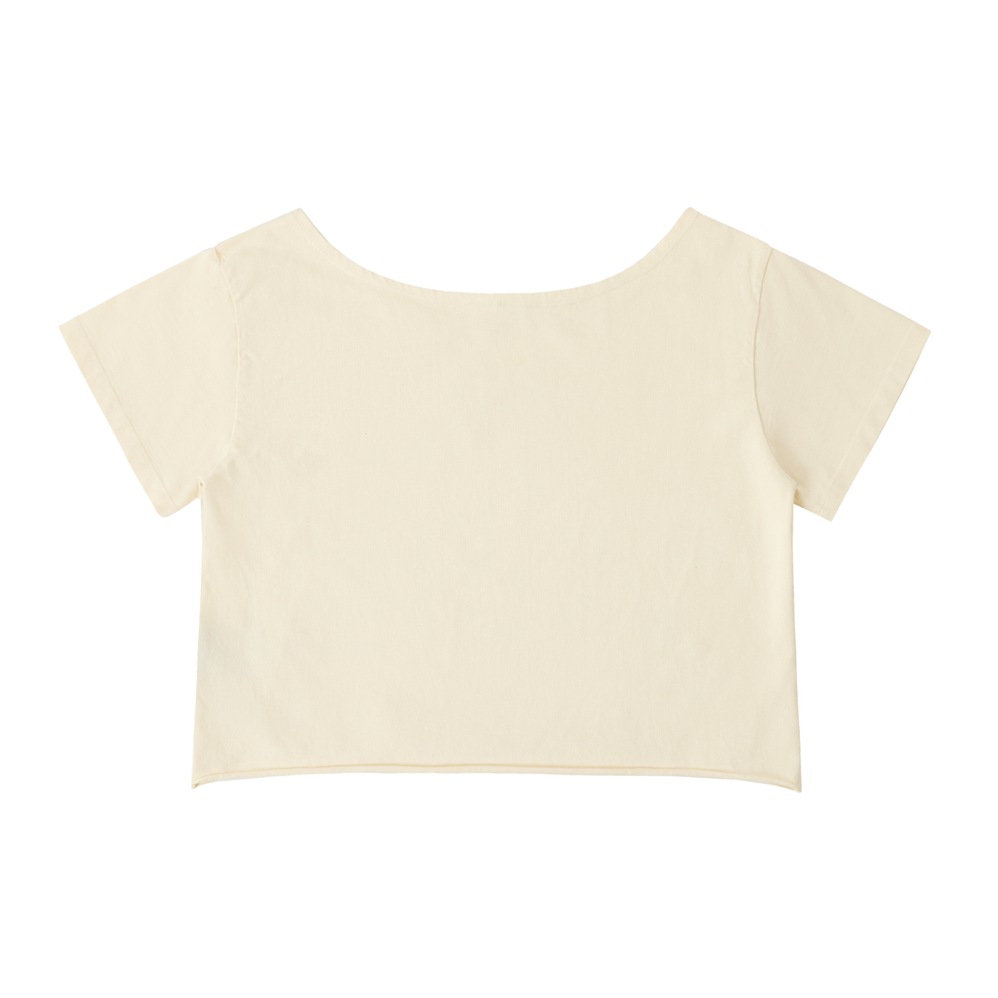 Wolvyn Off - Shoulder Rolled Hem Cotton T-Shirt - Wolvyn Apparel