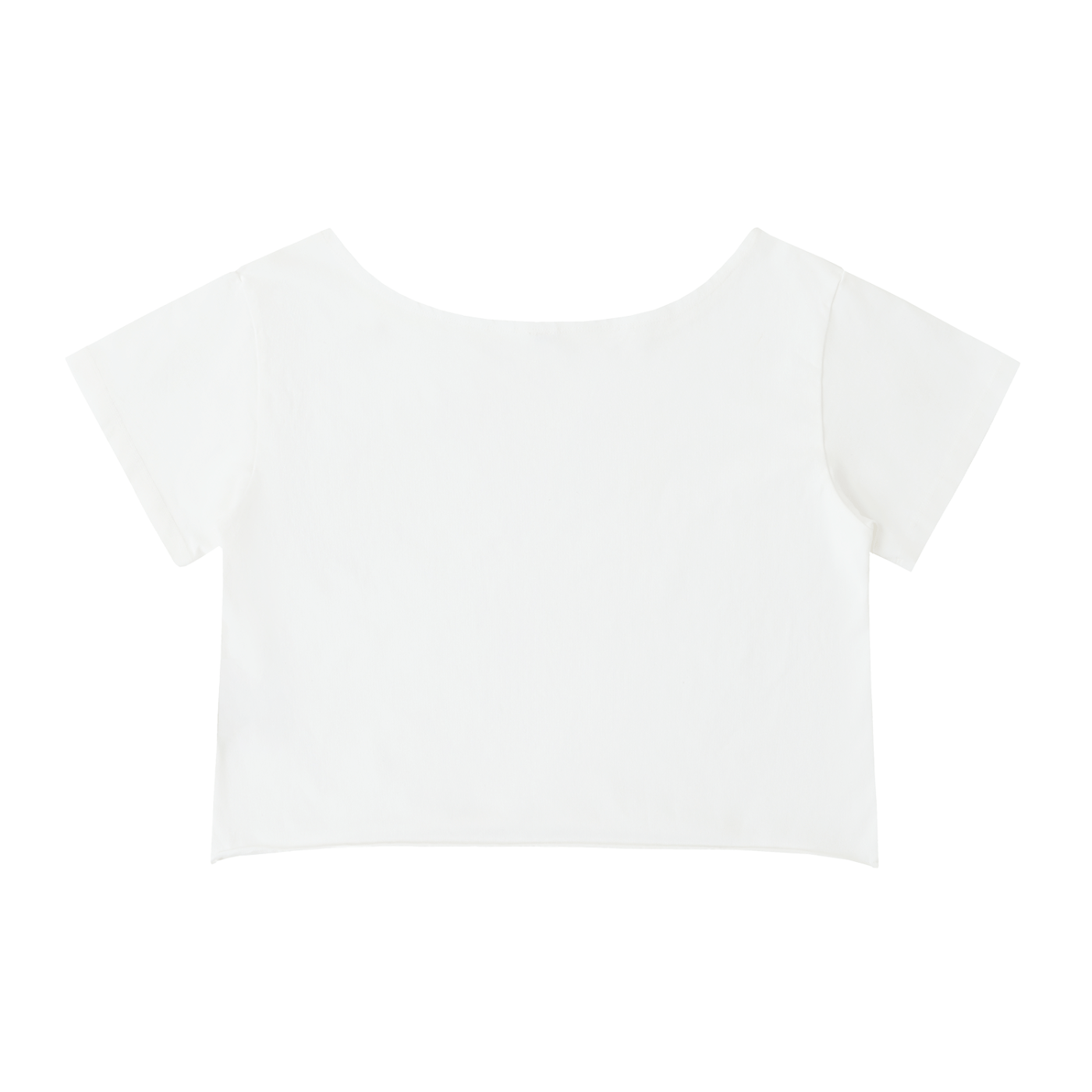 Wolvyn Off - Shoulder Rolled Hem Cotton T-Shirt - Wolvyn Apparel