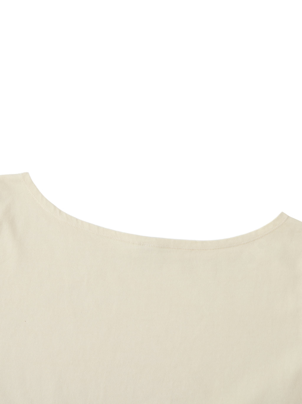 Wolvyn Off - Shoulder Rolled Hem Cotton T-Shirt - Wolvyn Apparel