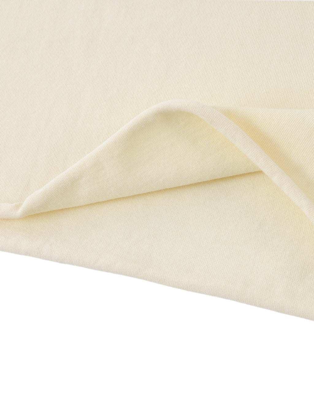 Wolvyn Off - Shoulder Rolled Hem Cotton T-Shirt - Wolvyn Apparel