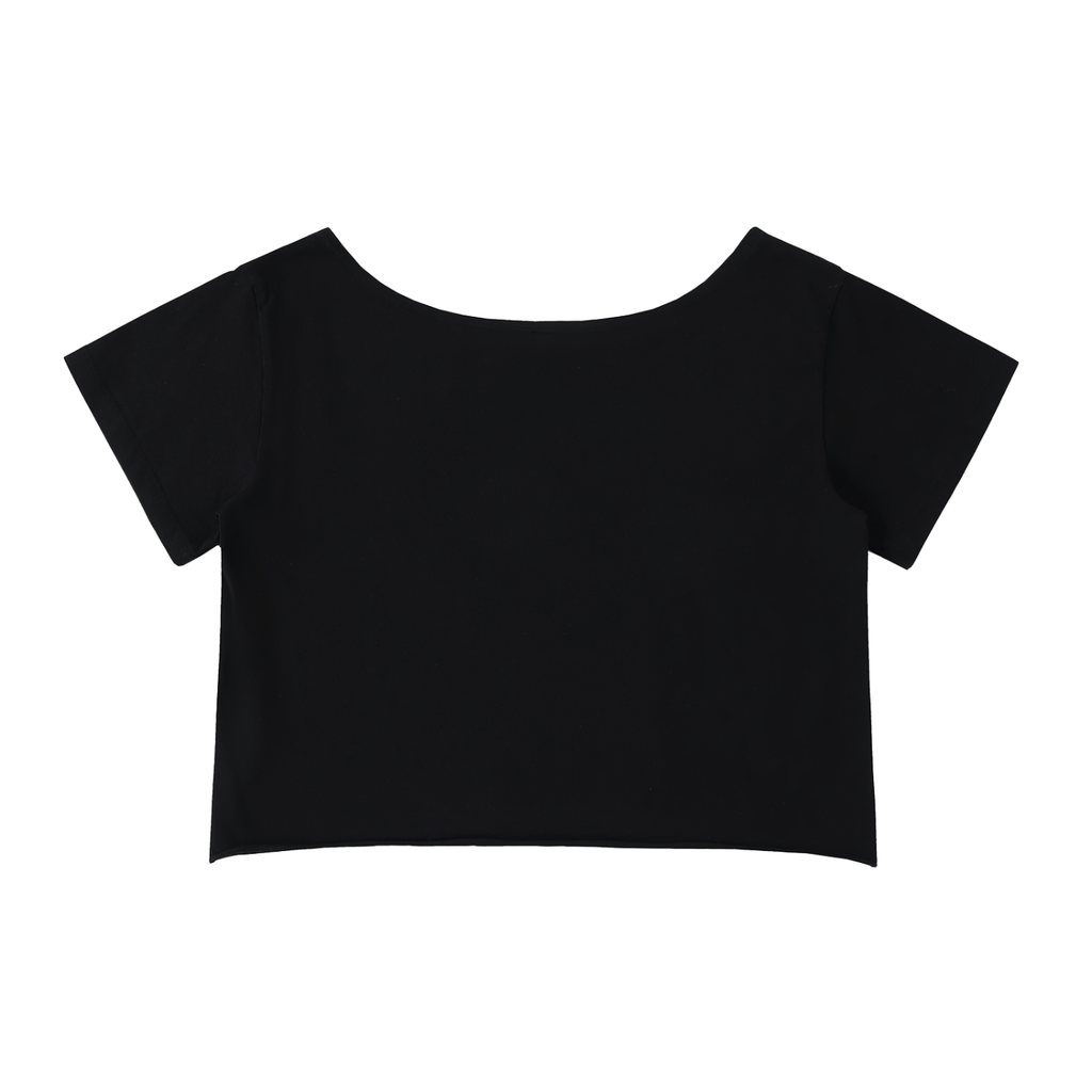 Wolvyn Off - Shoulder Rolled Hem Cotton T-Shirt - Wolvyn Apparel