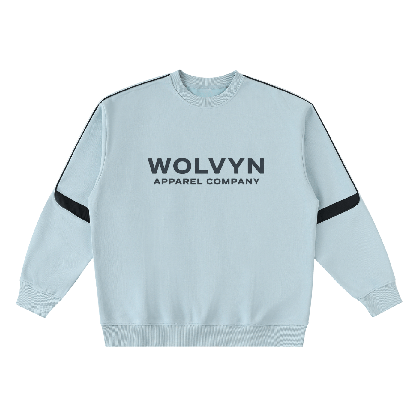 Wolvyn Oversized Crewneck Taped Sweatshirt - Wolvyn Apparel