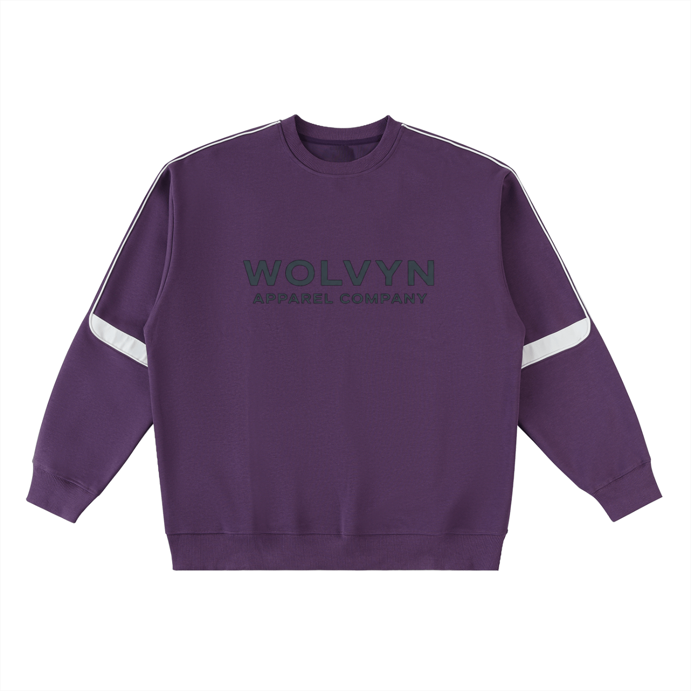 Wolvyn Oversized Crewneck Taped Sweatshirt - Wolvyn Apparel