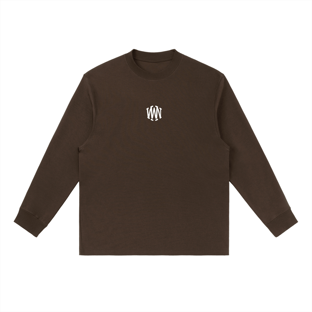 Wolvyn Passport Essential Crewneck Long - Sleeve T-Shirt - Wolvyn Apparel