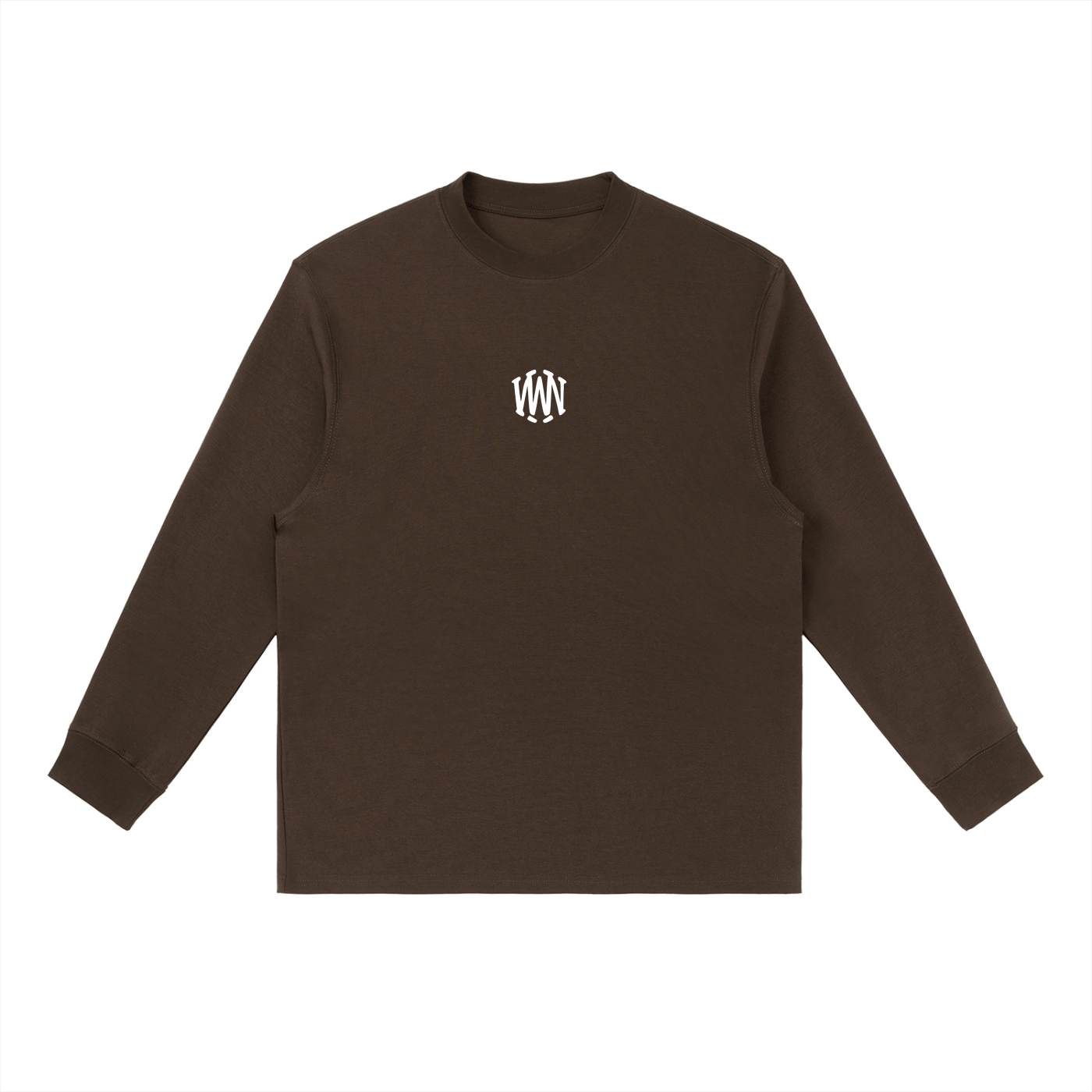 Wolvyn Passport Essential Crewneck Long - Sleeve T-Shirt - Wolvyn Apparel