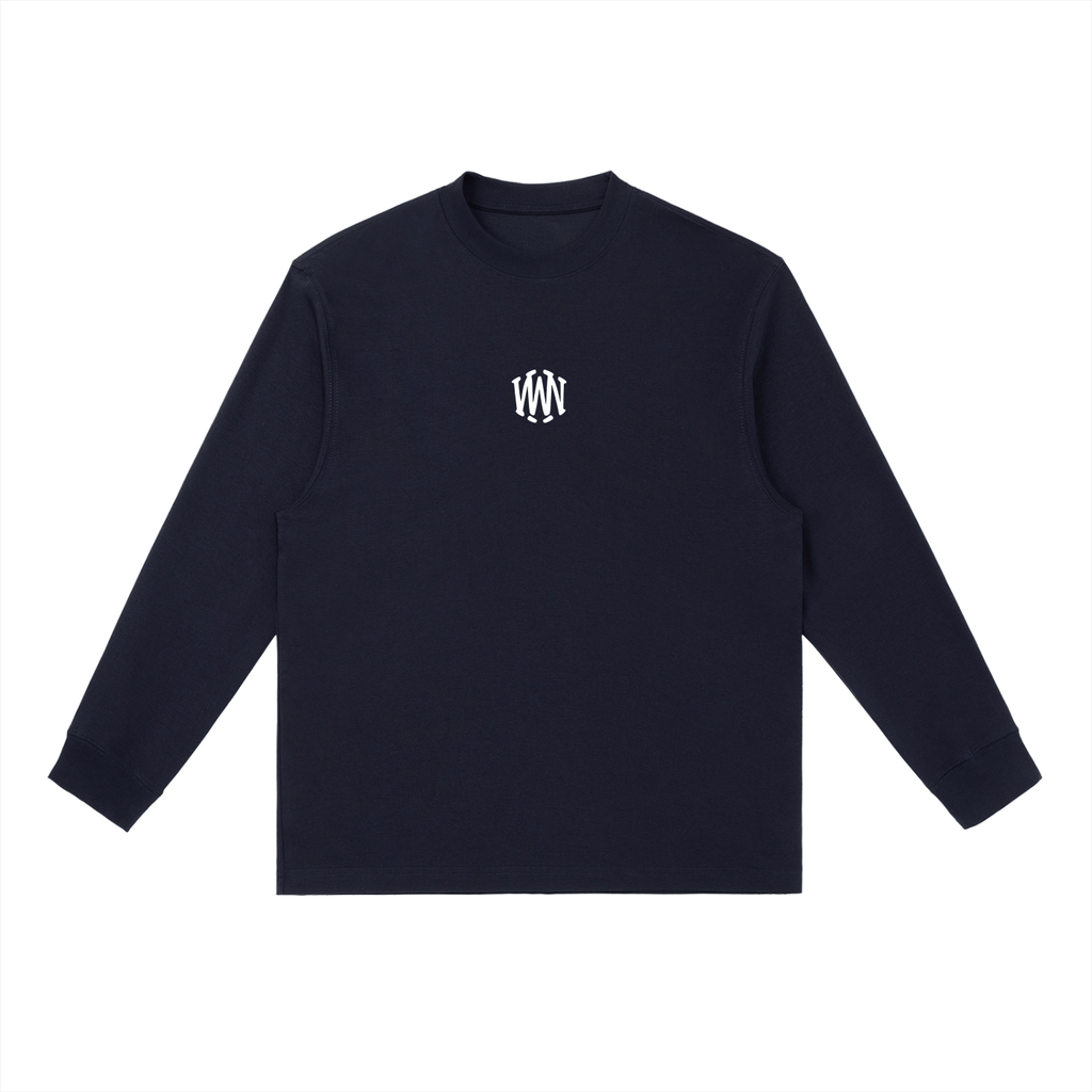 Wolvyn Passport Essential Crewneck Long - Sleeve T-Shirt - Wolvyn Apparel