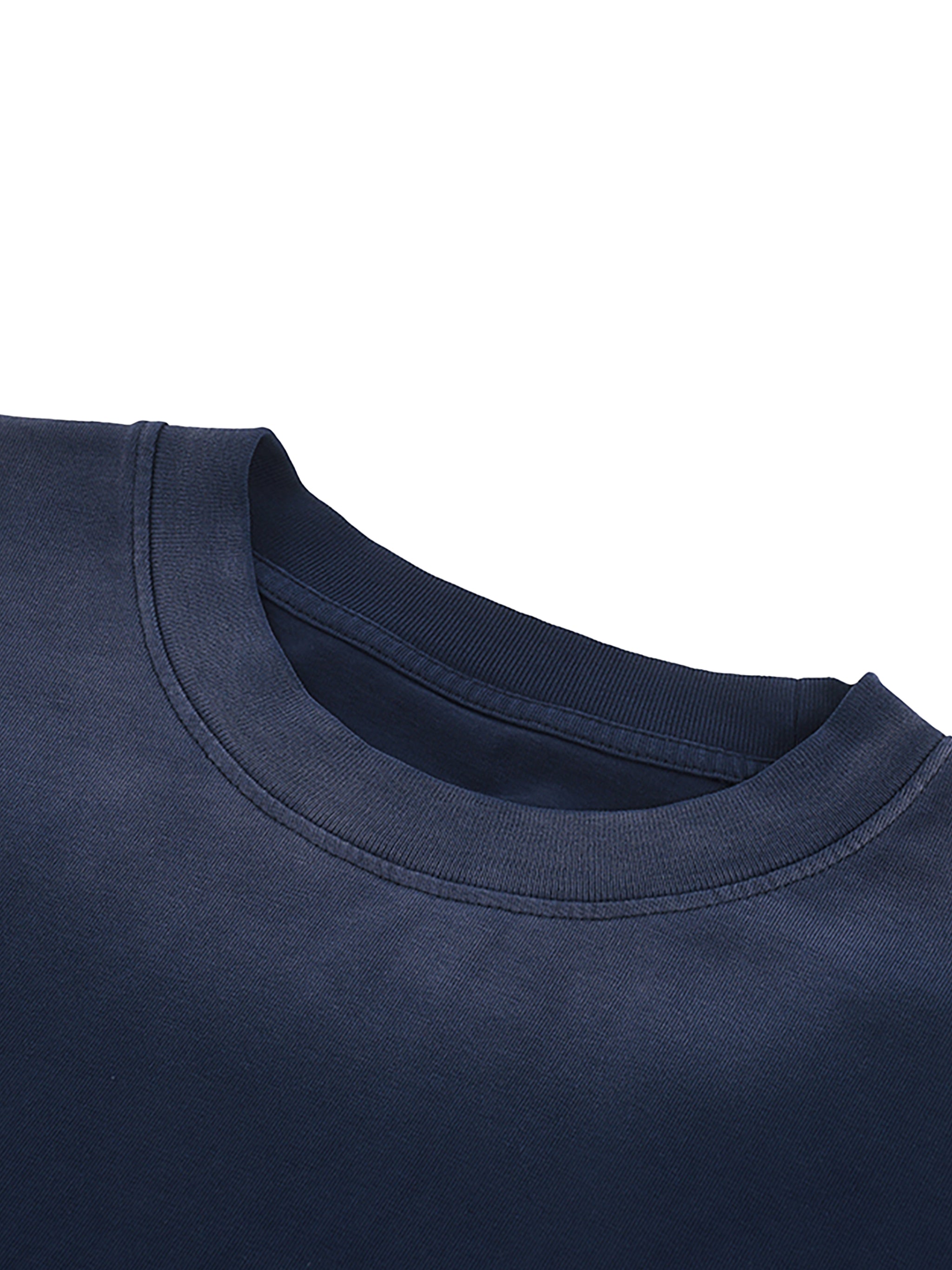 Wolvyn Petite Crew Neck Sunfade Edge T-Shirt - Wolvyn Apparel