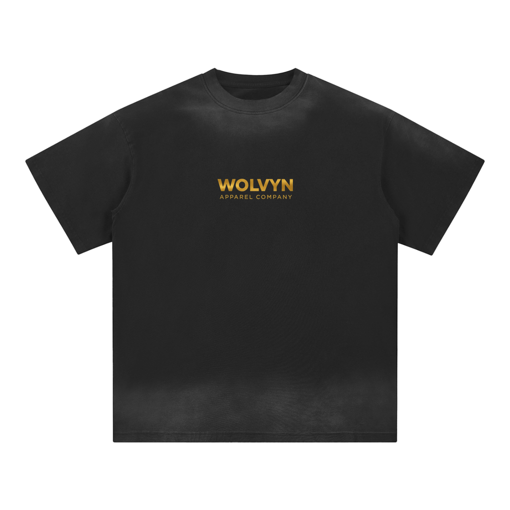 Wolvyn Petite Crew Neck Sunfade Edge T-Shirt - Wolvyn Apparel