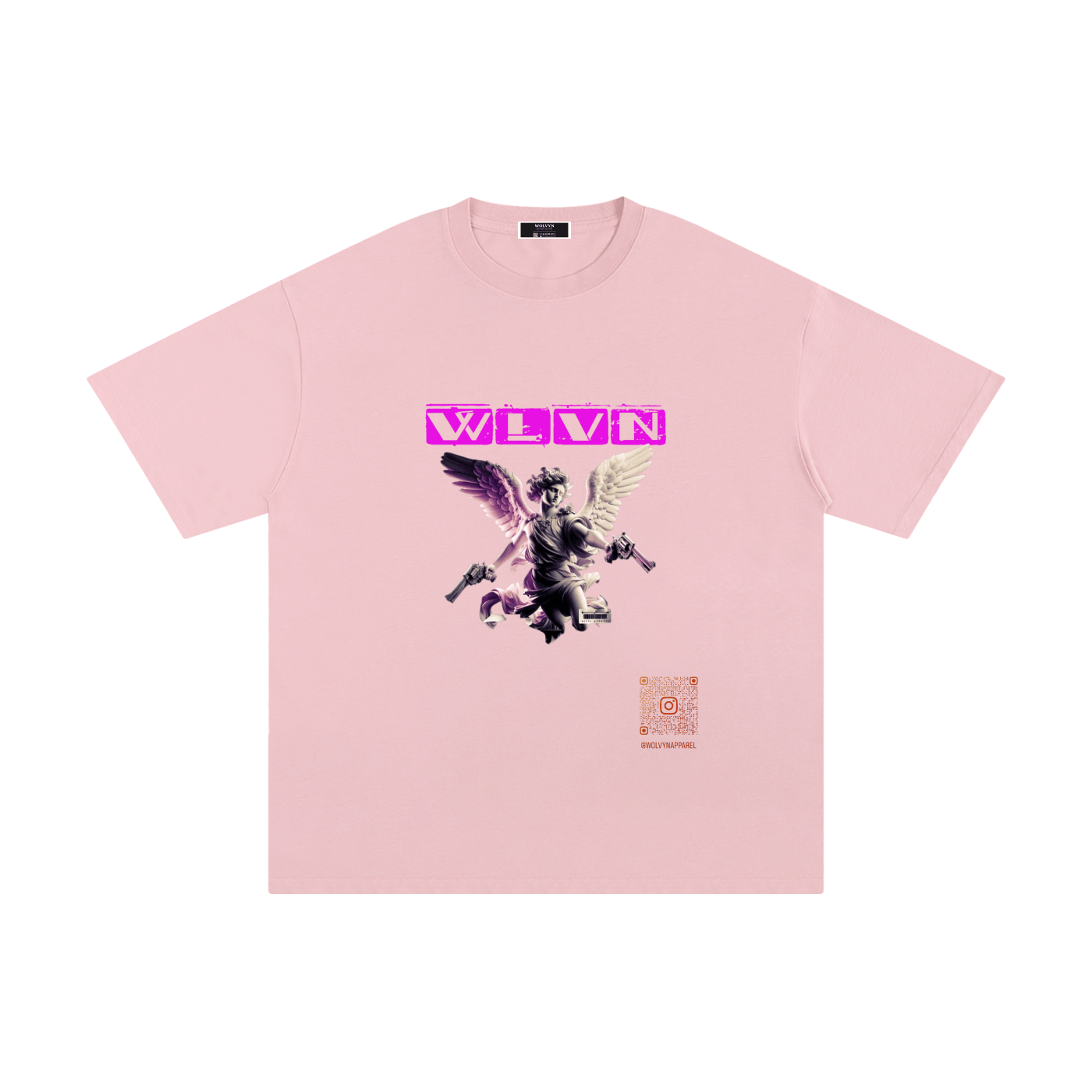 Wolvyn QR Code Pure Cotton T-Shirt - Wolvyn Apparel