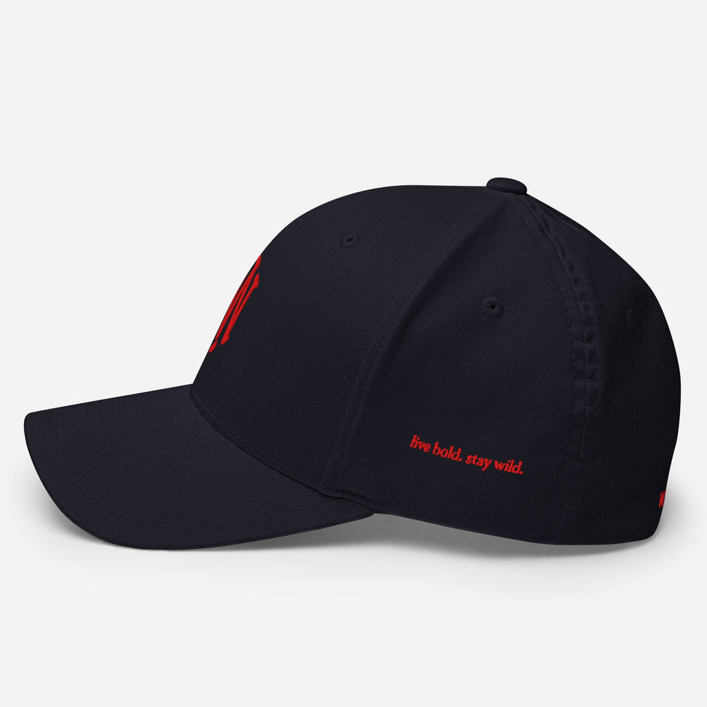Wolvyn Red Stitch Structured Twill Cap - Wolvyn Apparel