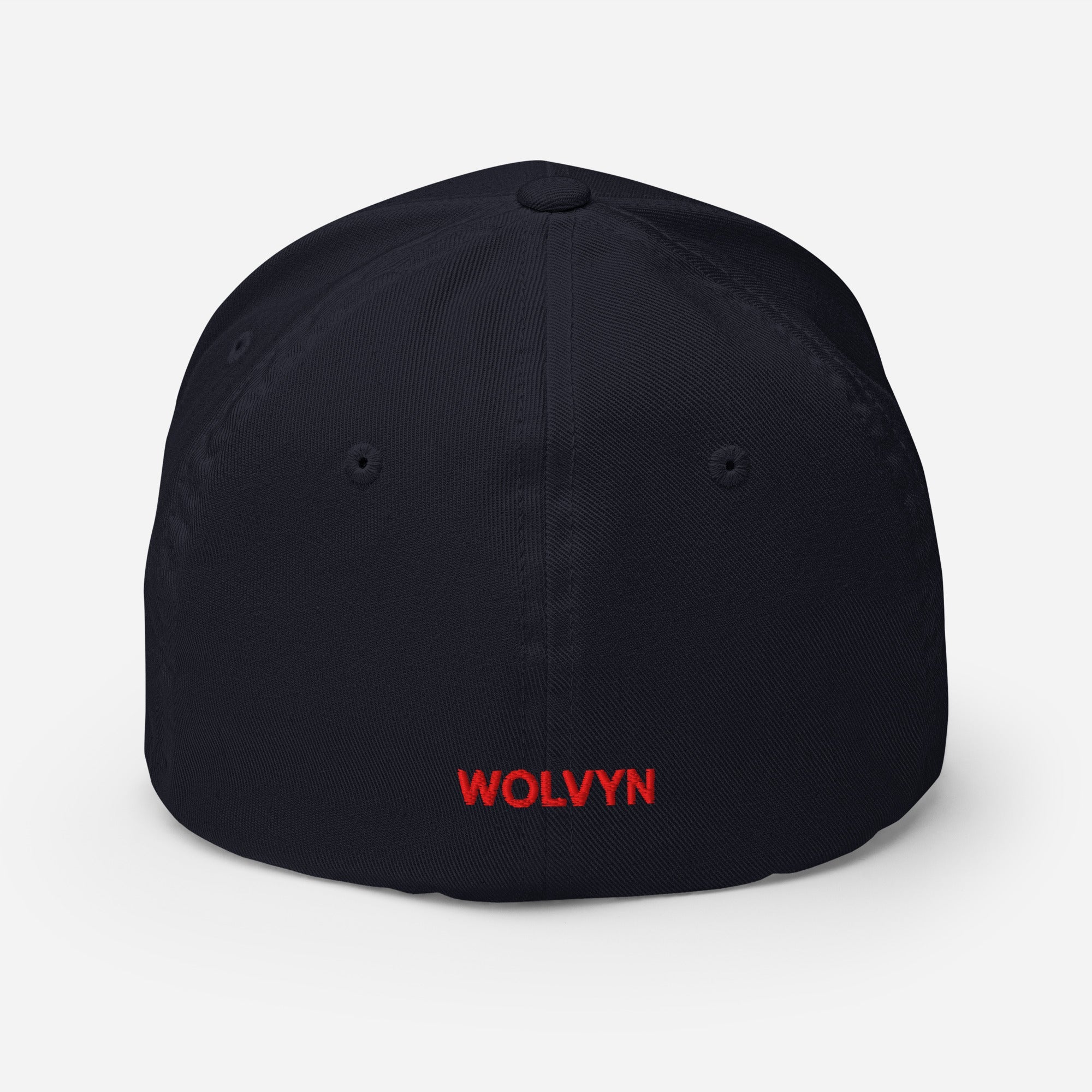 Wolvyn Red Stitch Structured Twill Cap - Wolvyn Apparel
