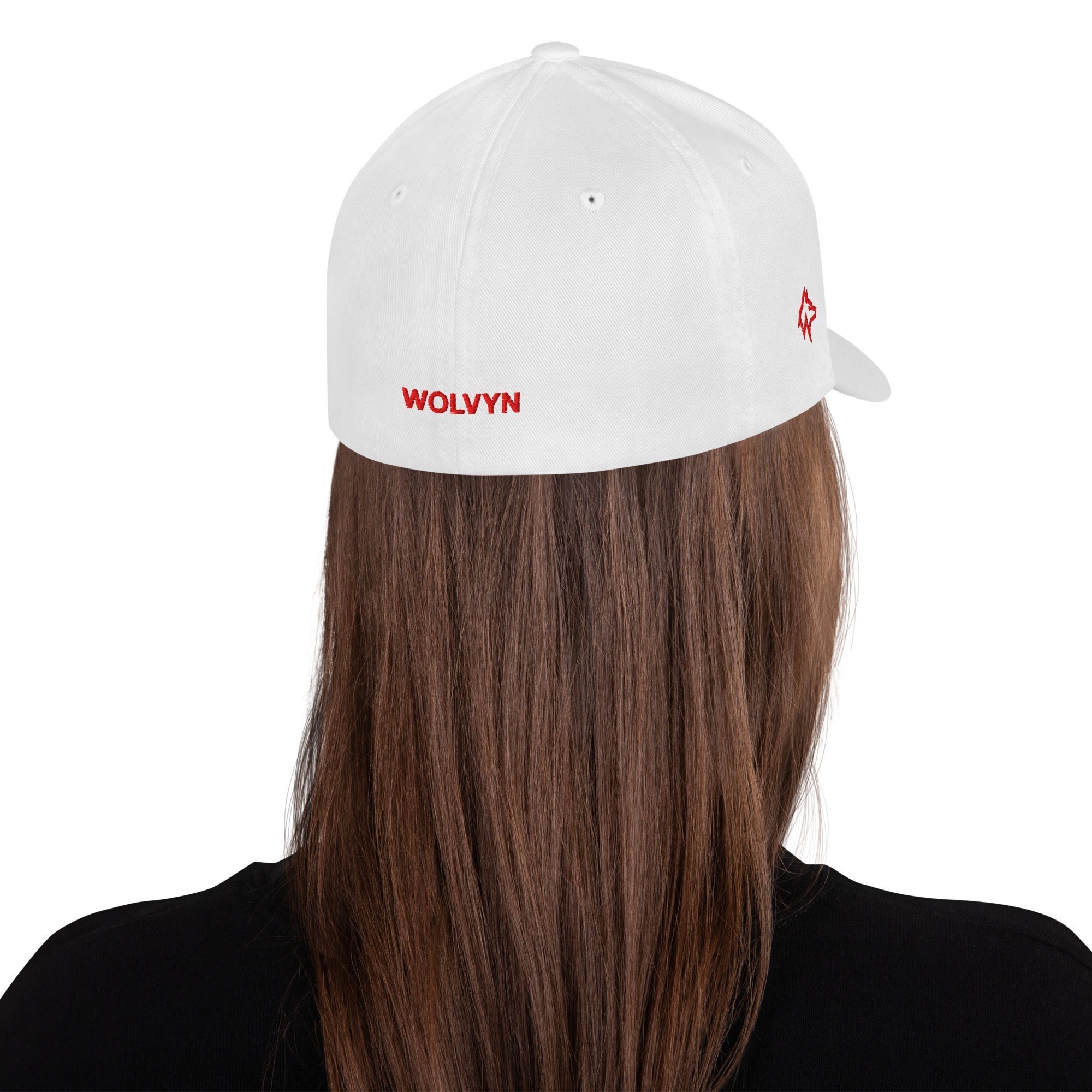 Wolvyn Red Stitch Structured Twill Cap - Wolvyn Apparel