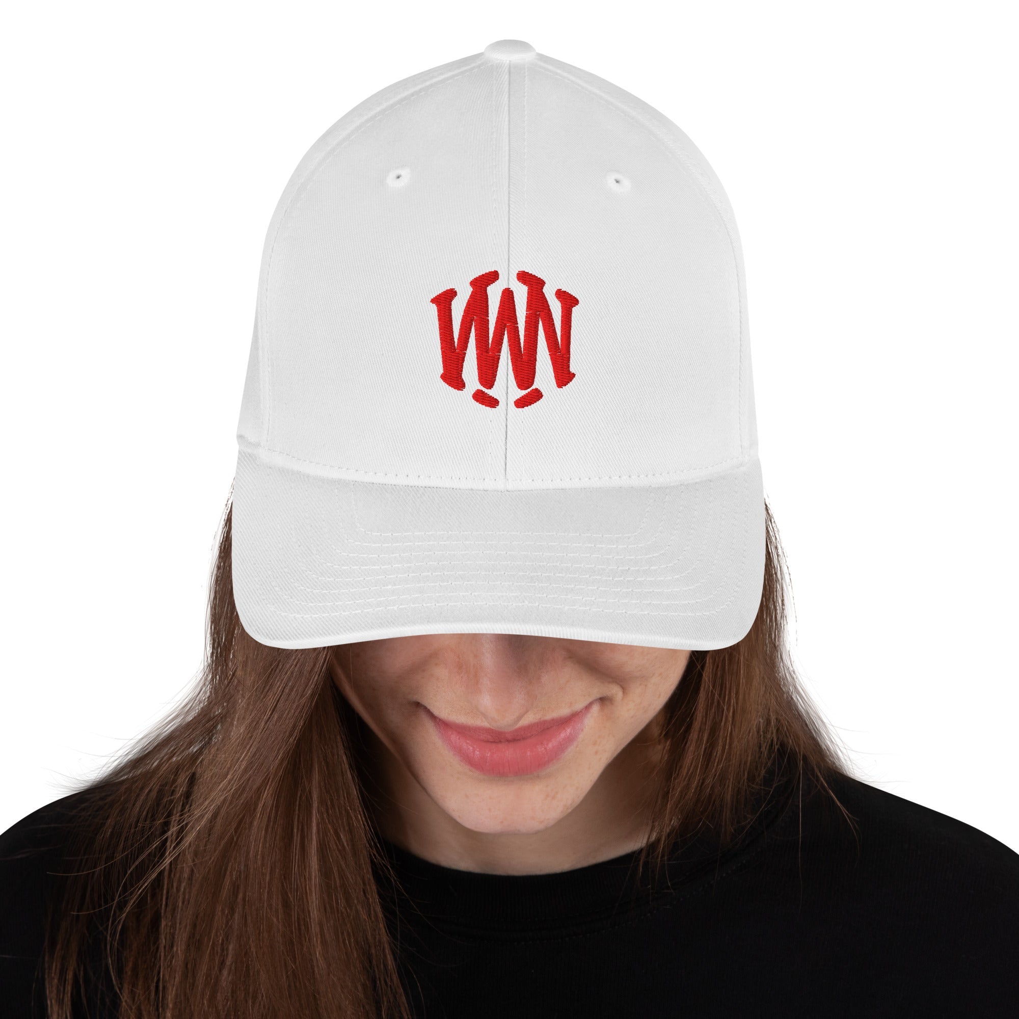 Wolvyn Red Stitch Structured Twill Cap - Wolvyn Apparel