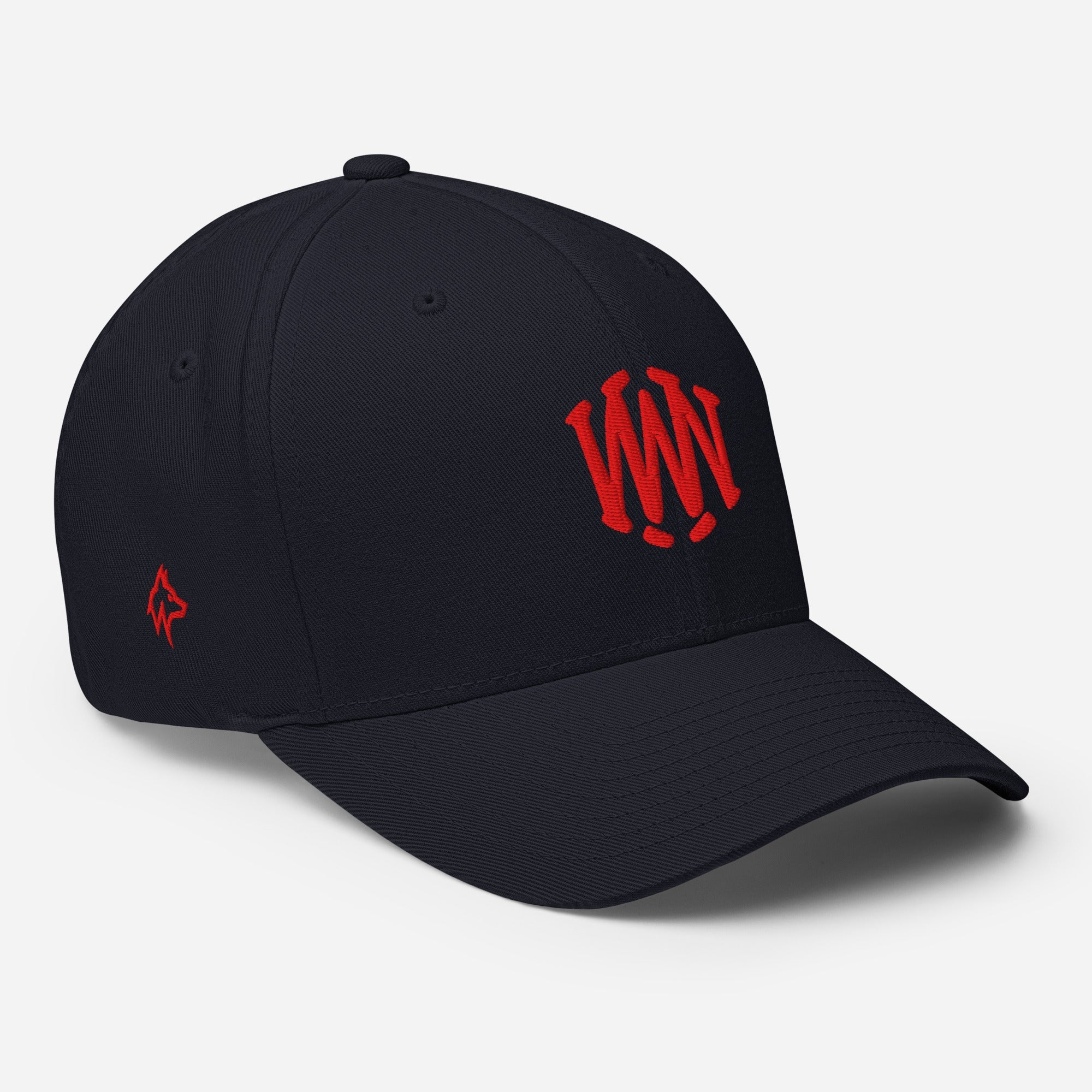 Wolvyn Red Stitch Structured Twill Cap - Wolvyn Apparel
