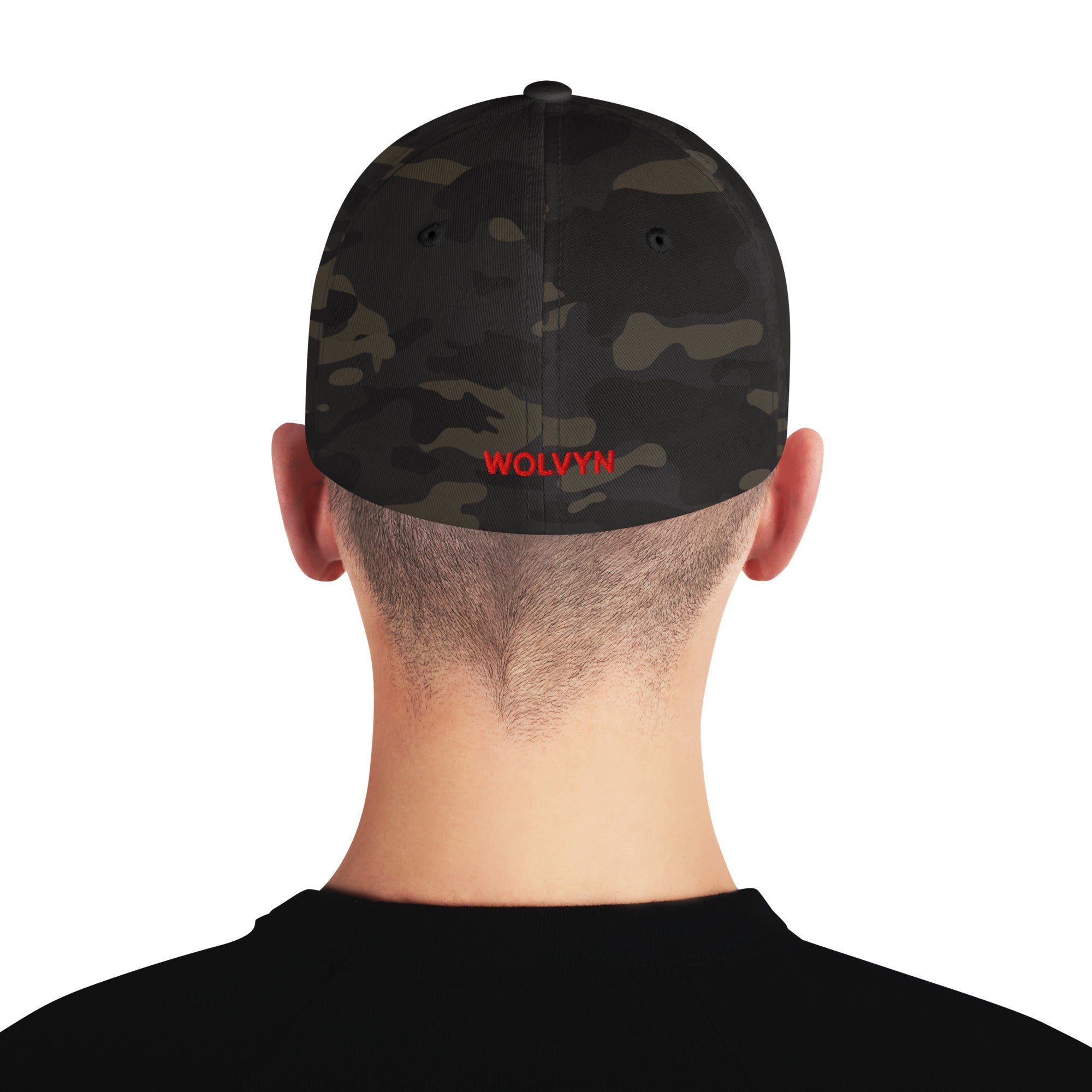 Wolvyn Red Stitch Structured Twill Cap - Wolvyn Apparel