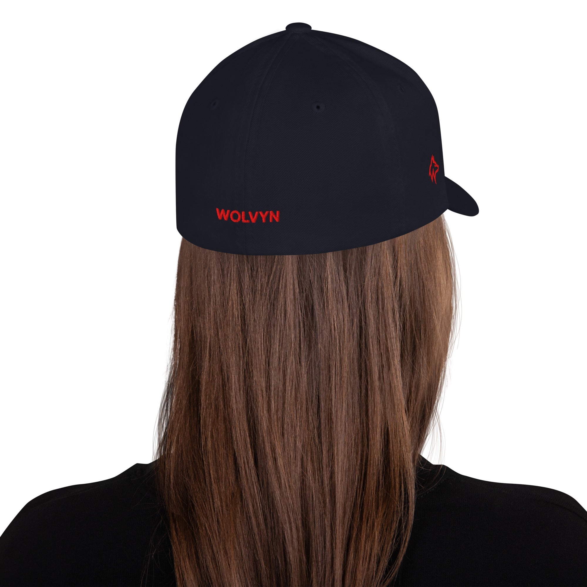 Wolvyn Red Stitch Structured Twill Cap - Wolvyn Apparel