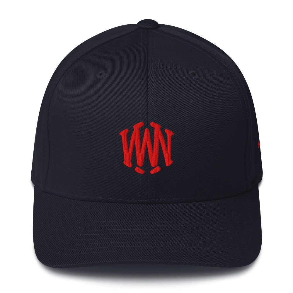Wolvyn Red Stitch Structured Twill Cap - Wolvyn Apparel