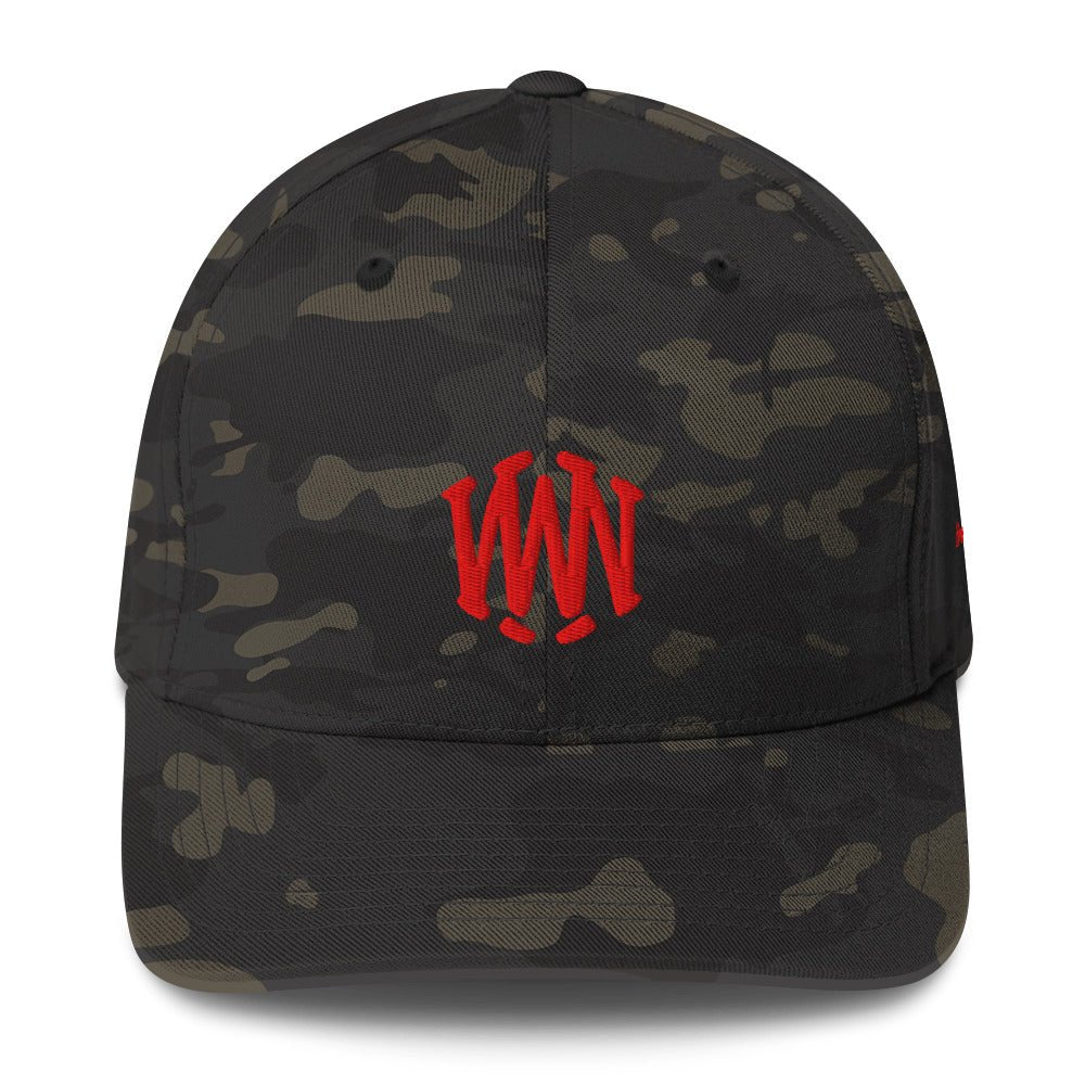 Wolvyn Red Stitch Structured Twill Cap - Wolvyn Apparel