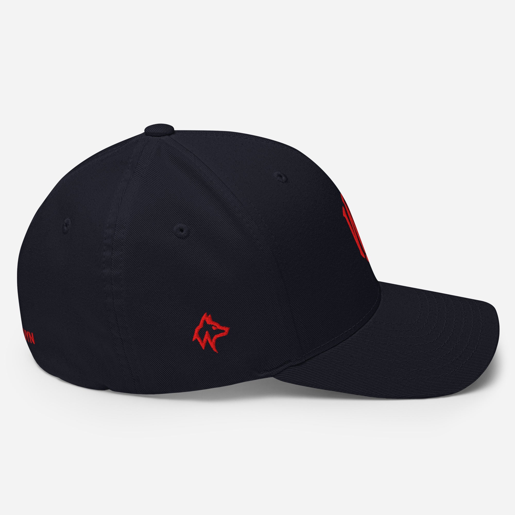 Wolvyn Red Stitch Structured Twill Cap - Wolvyn Apparel