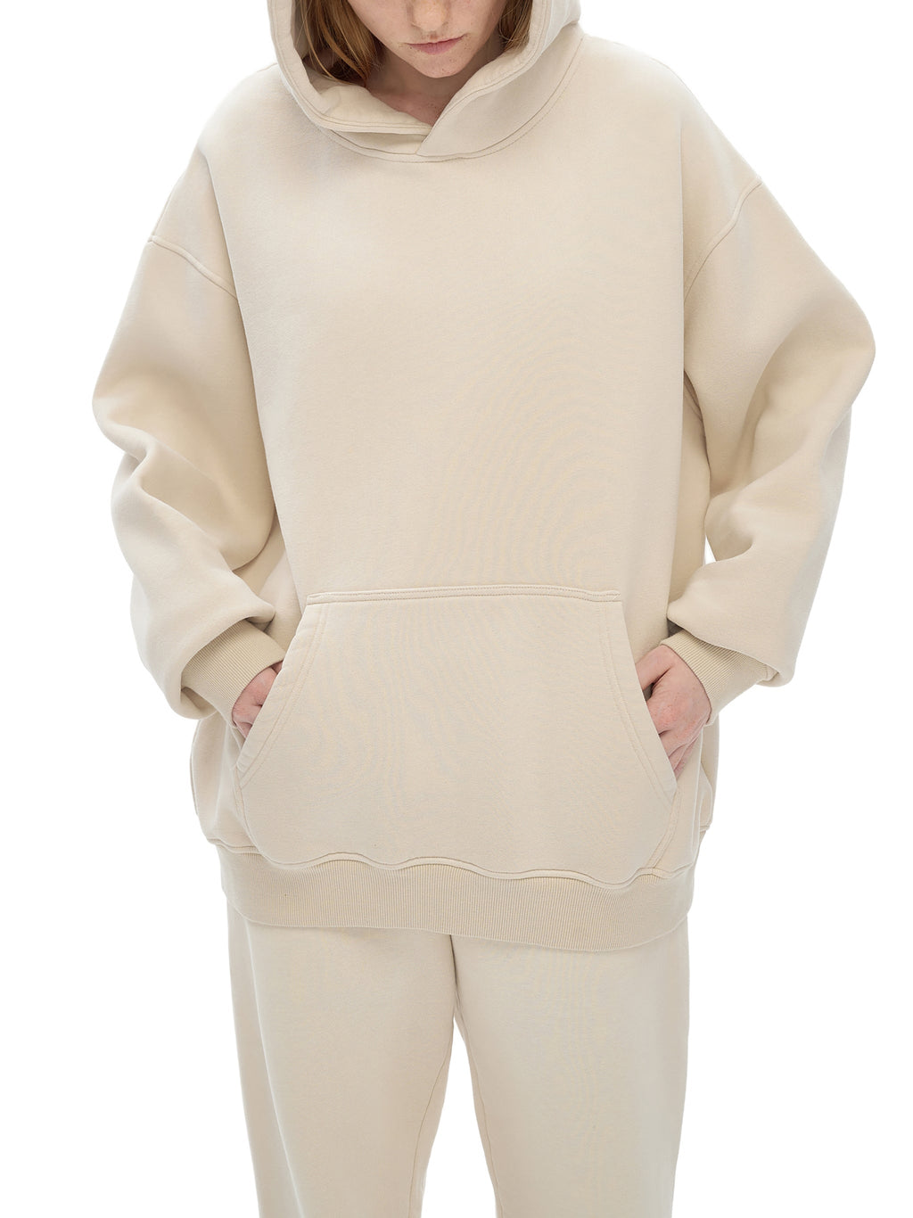 Wolvyn Red Wolf Sunfade Fleeced Hoodie - Wolvyn Apparel