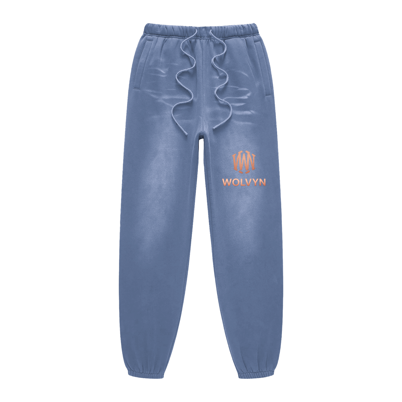 Wolvyn Rose Gold Sunfade Fleeced Sweatpants - Wolvyn Apparel