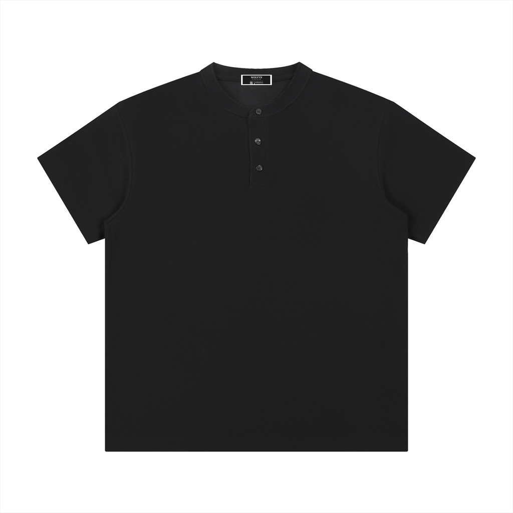 Wolvyn Short Sleeve Henley Shirt - Wolvyn Apparel