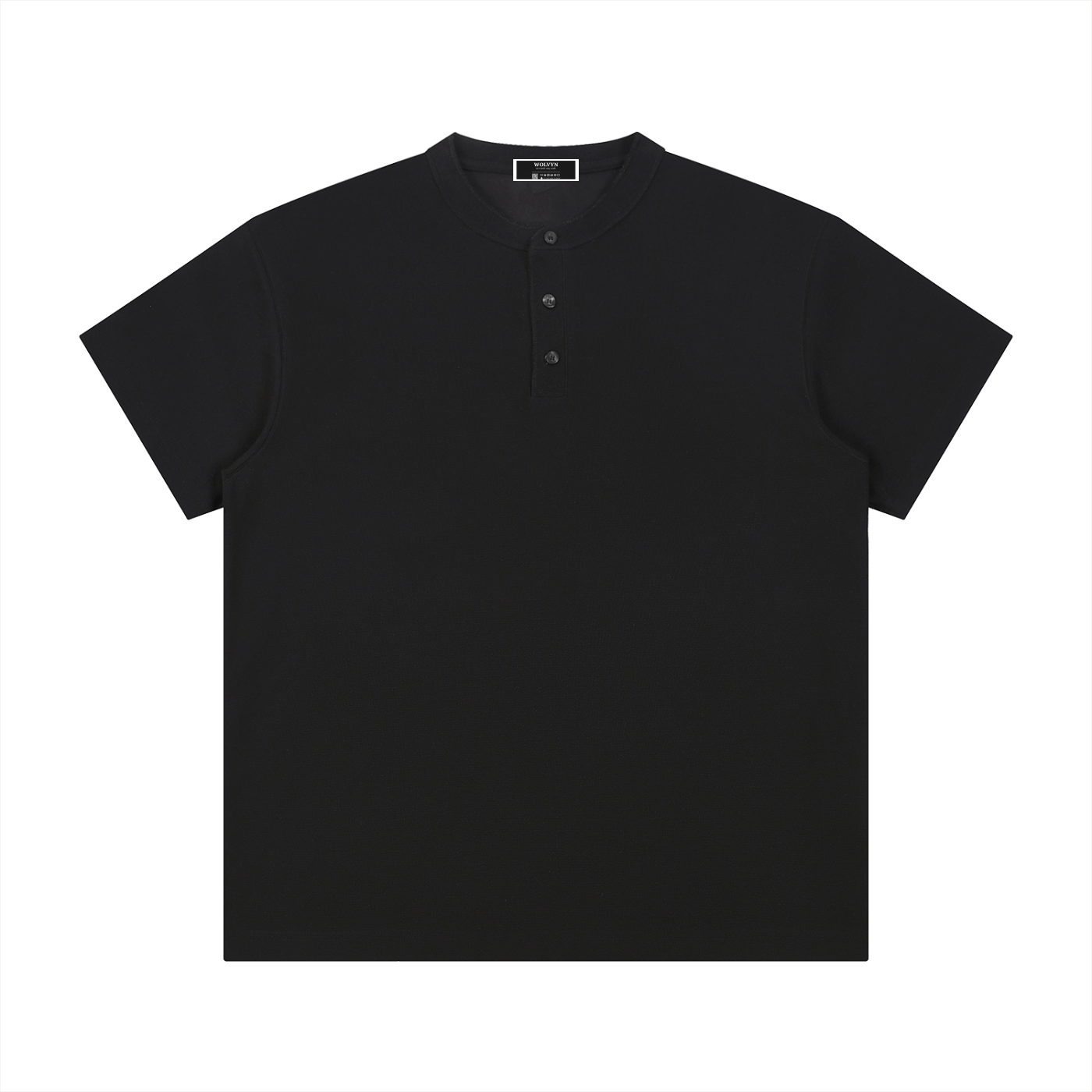 Wolvyn Short Sleeve Henley Shirt - Wolvyn Apparel