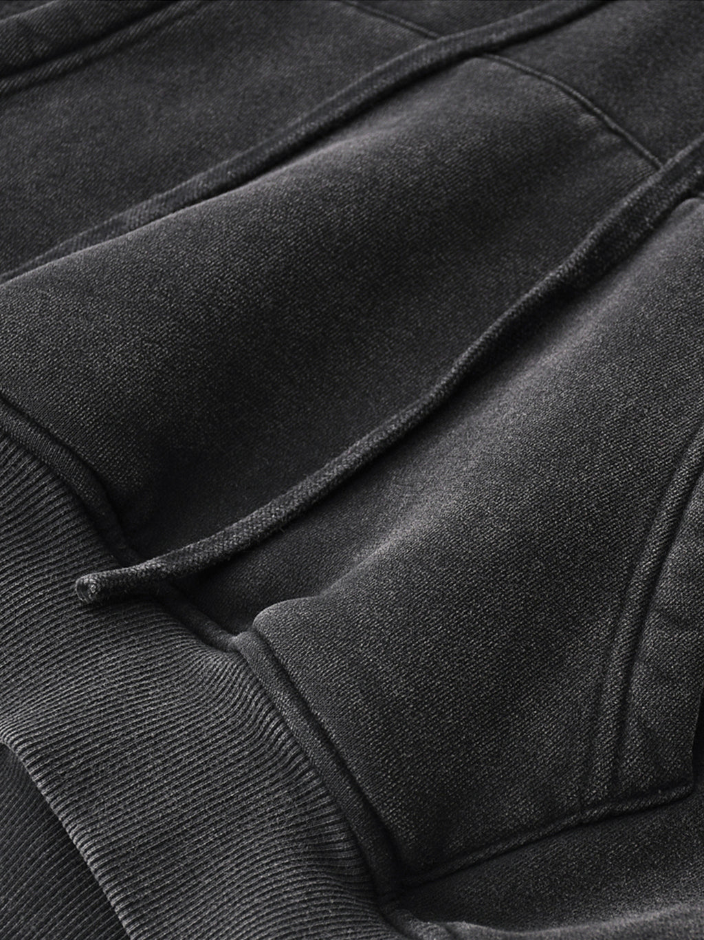 Wolvyn Snow Washed Cropped Hoodie - Wolvyn Apparel