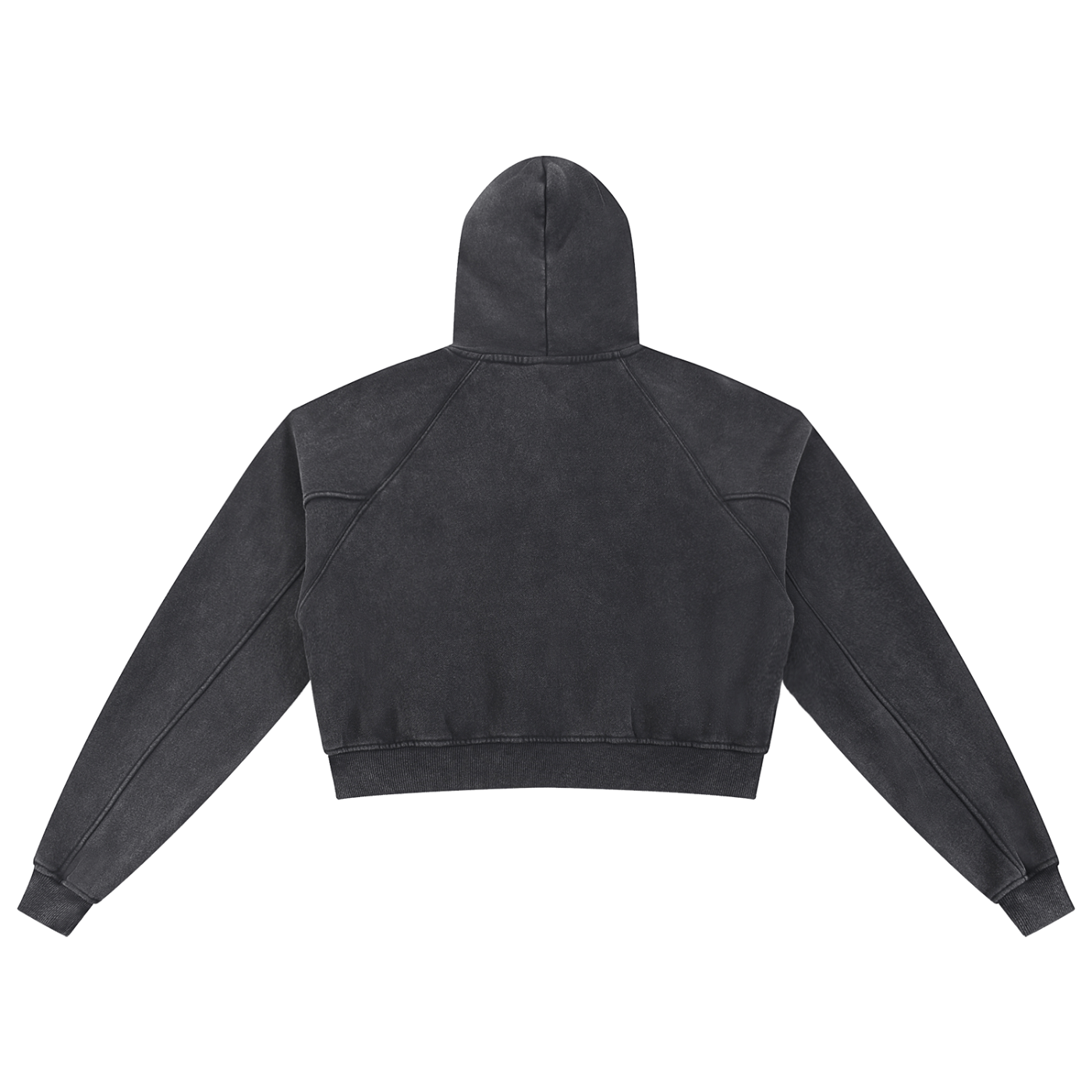 Wolvyn Snow Washed Cropped Hoodie - Wolvyn Apparel