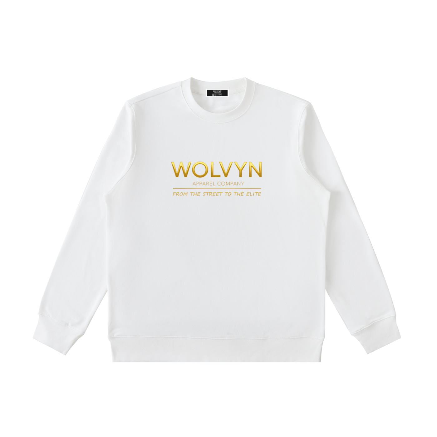 Wolvyn Street to Elite Essential Heavyweight Crewneck Sweatshirt - Wolvyn Apparel
