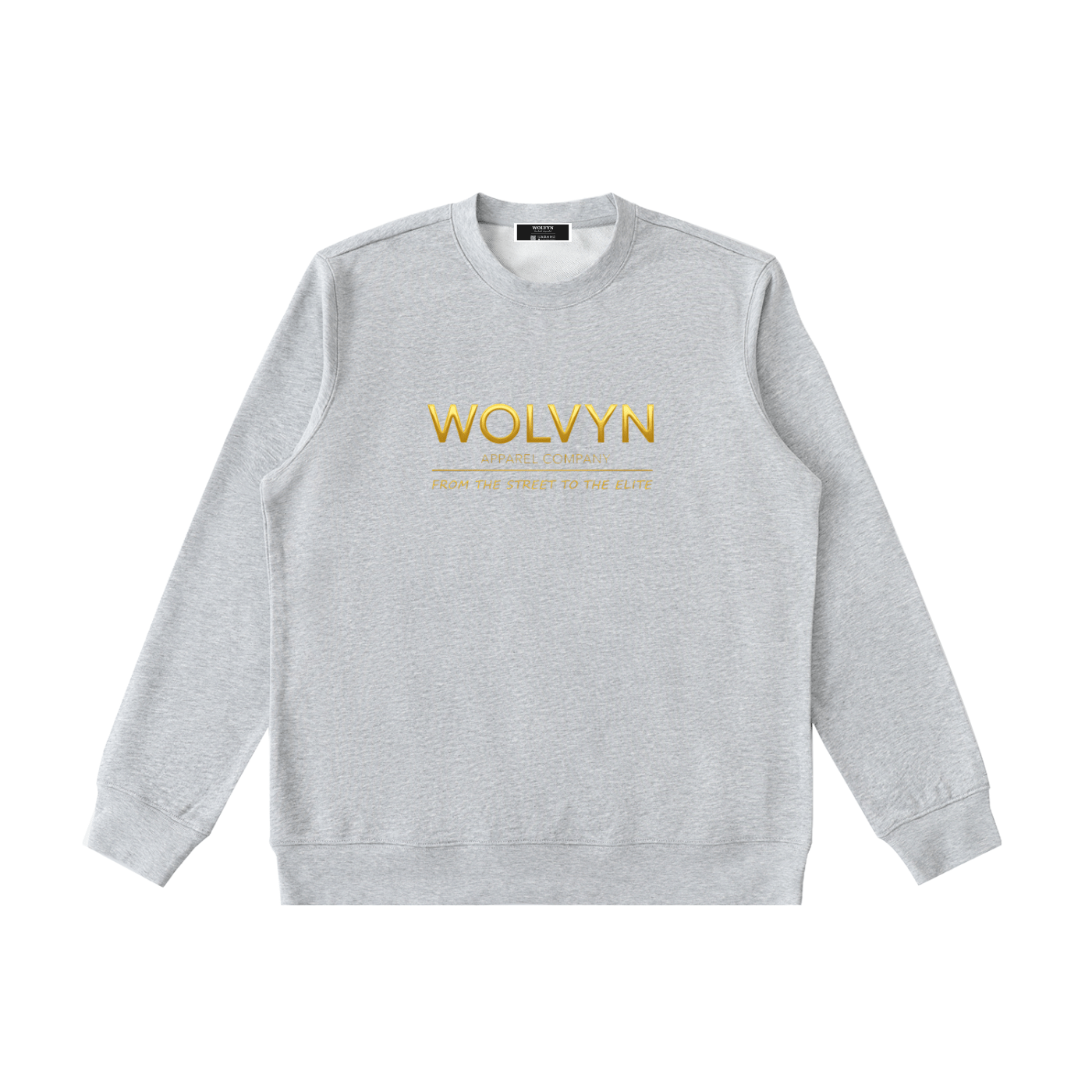 Wolvyn Street to Elite Essential Heavyweight Crewneck Sweatshirt - Wolvyn Apparel
