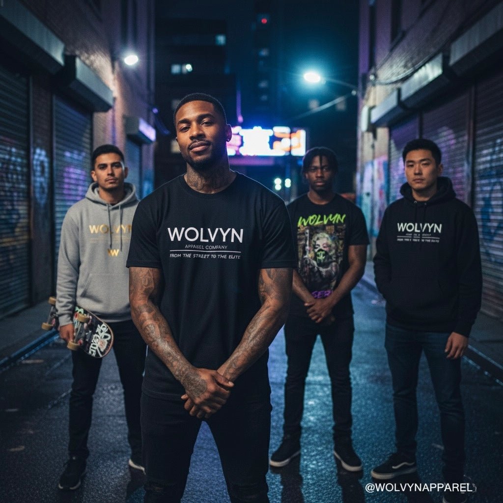 Wolvyn Street to Elite Pure Cotton T-Shirt - Wolvyn Apparel