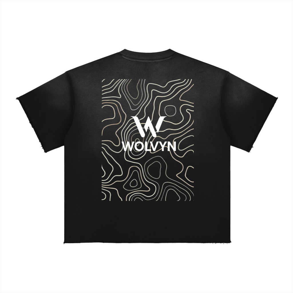 Wolvyn Sun Fade Raw Edge T-Shirt - Wolvyn Apparel