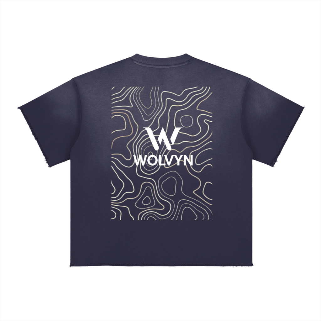 Wolvyn Sun Fade Raw Edge T-Shirt - Wolvyn Apparel