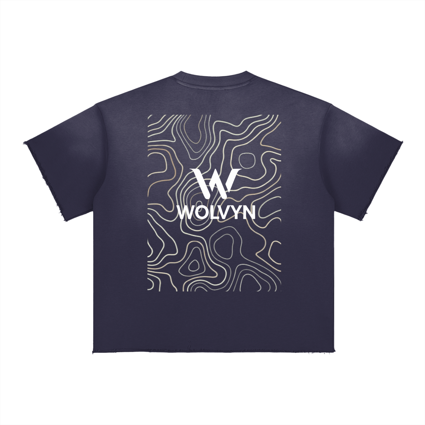 Wolvyn Sun Fade Raw Edge T-Shirt - Wolvyn Apparel