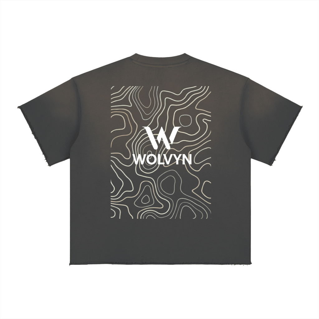 Wolvyn Sun Fade Raw Edge T-Shirt - Wolvyn Apparel