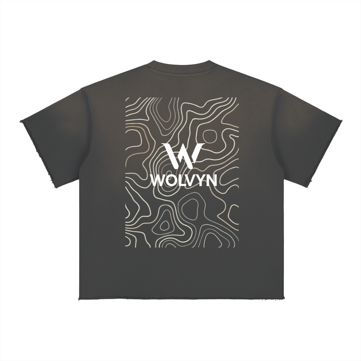 Wolvyn Sun Fade Raw Edge T-Shirt - Wolvyn Apparel
