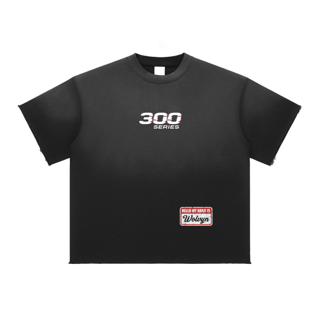 Wolvyn Sun Fade Raw Edge T-Shirt - Wolvyn Apparel