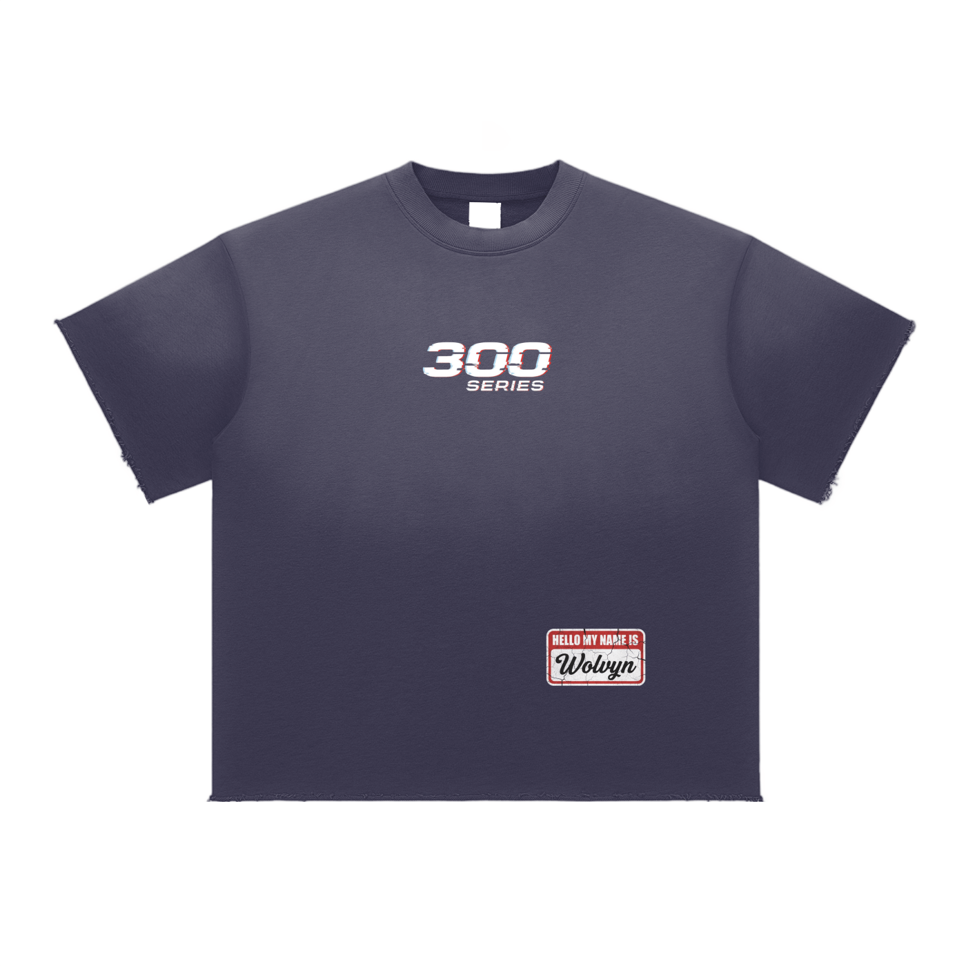 Wolvyn Sun Fade Raw Edge T-Shirt - Wolvyn Apparel