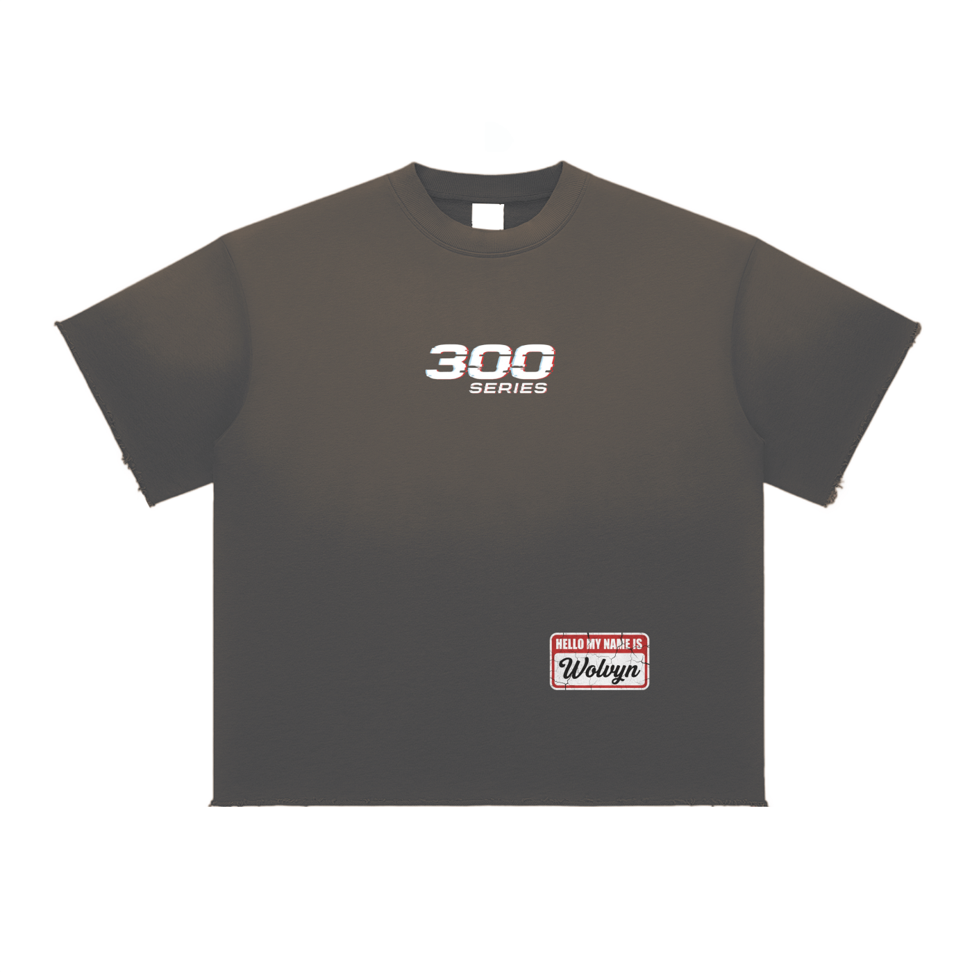 Wolvyn Sun Fade Raw Edge T-Shirt - Wolvyn Apparel